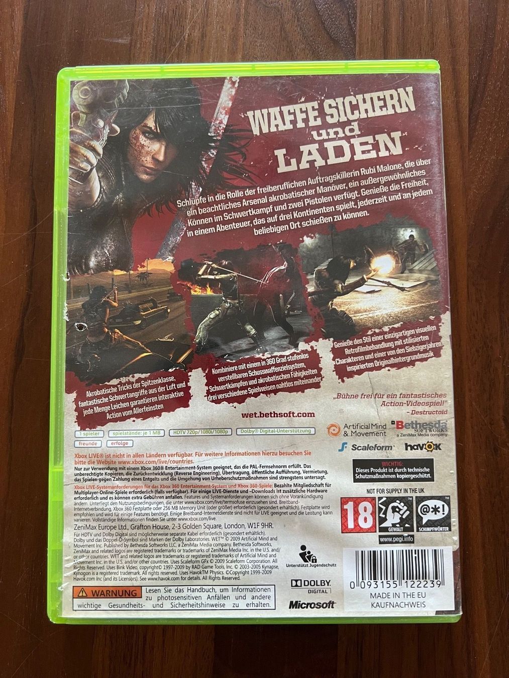 Giochi: WET Xbox 360 – Usato da Dübendorf venduto da CellarSeller 1