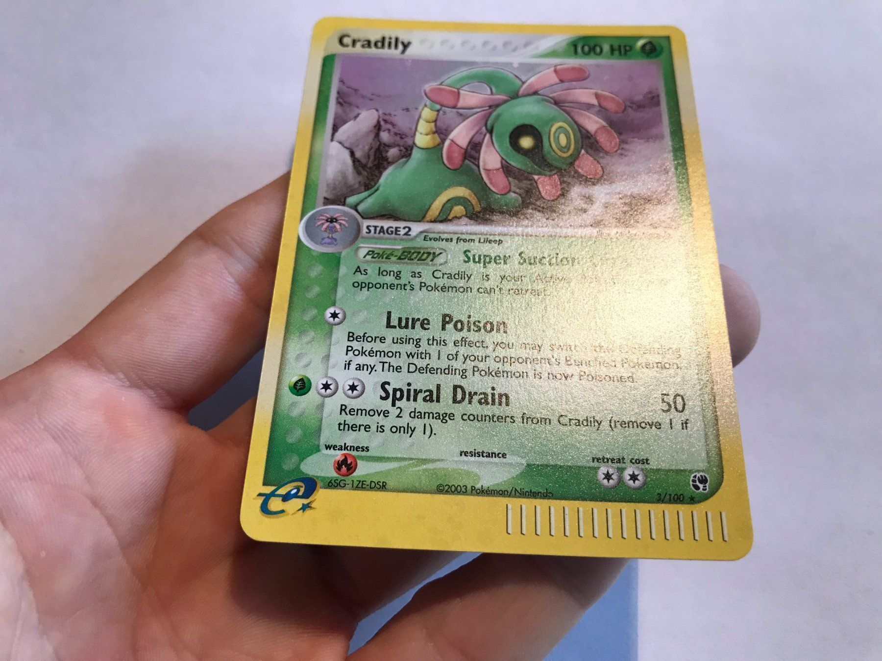 Pokémon Carte collezionabili: Cradily holo Ex Sandstorm EN – Usato da Hagendorn venduto da Pokecollectorch 2