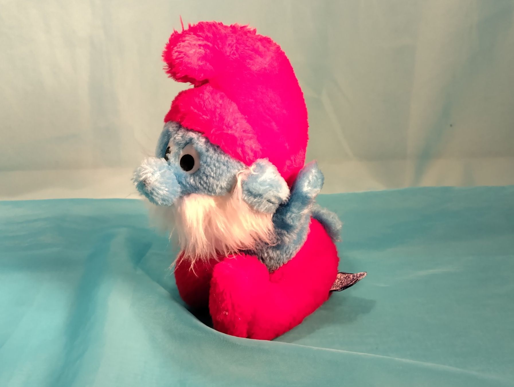 Giocattoli: Papa Schlumpf, Plüsch, L: 22cm – Usato da Bellach venduto da JingleCherry 3