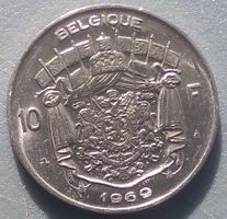 BELGIEN - BELGIQUE - 10 FRANCS 1969 - FAST UNZIRKULIERT