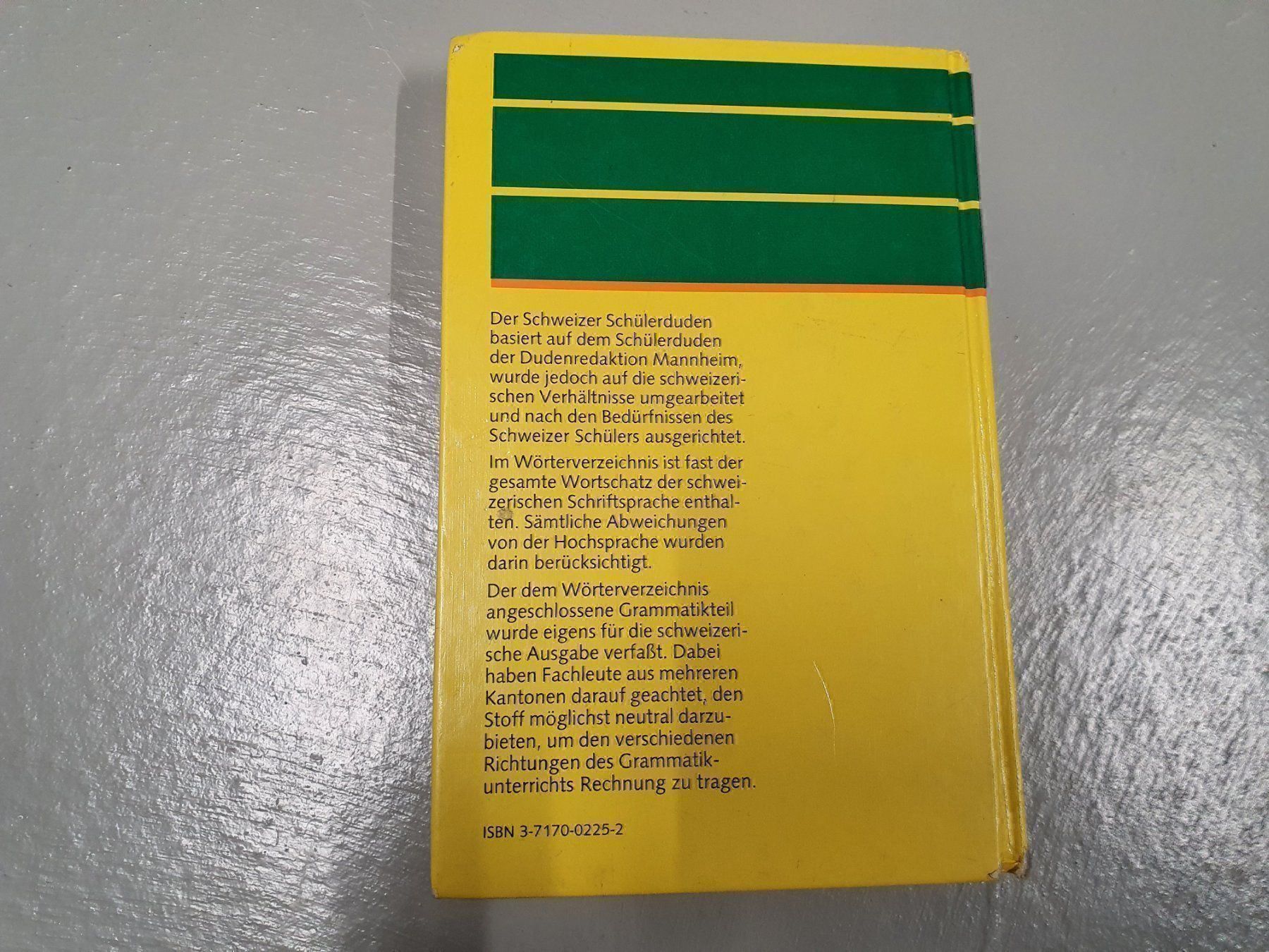 Libri: Schweizer Schüler Duden 1 von 1989 – Usato da Thun venduto da Aspi7 5