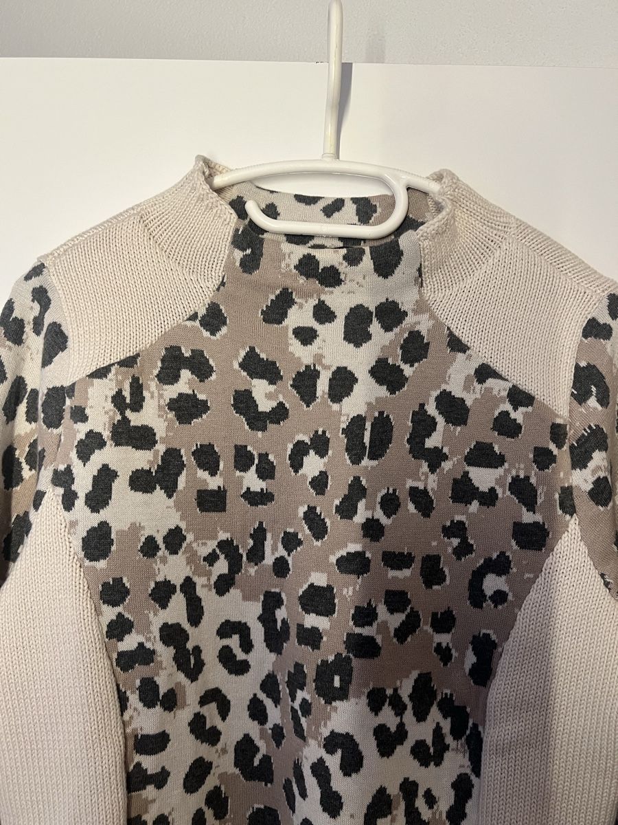 Monari Maglioni & Felpe: Monari Pullover mit Leo Muster, Gr. 38, Top Zustand! – Usato da Langenthal venduto da Alperose_5 5