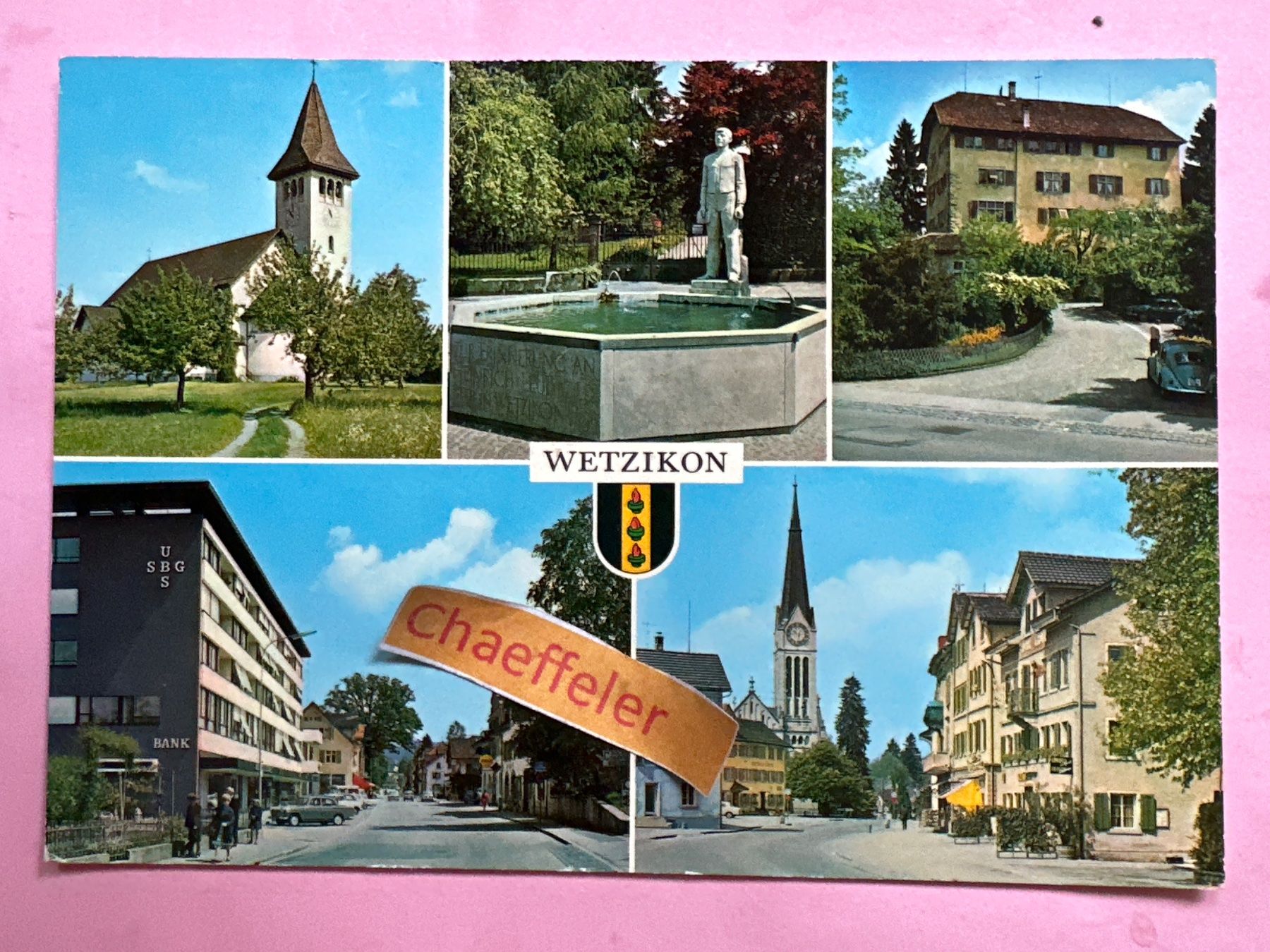 Ansichtskarten: 1967  243 Wetzikon – Gebraucht aus Zürich von Chaeffeler