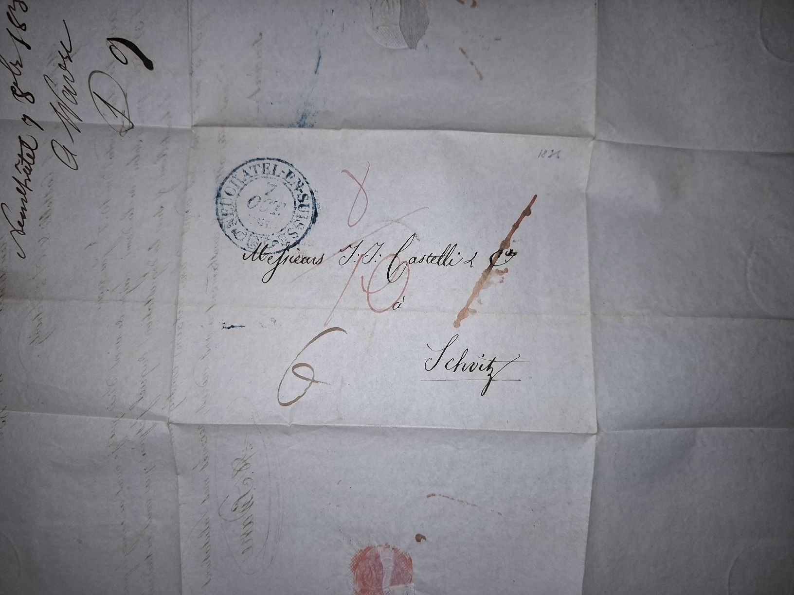 Tutti i francobolli: Vorphilatelie 1836 Neuchatel  – Usato da Balgach venduto da SIMEON27 1