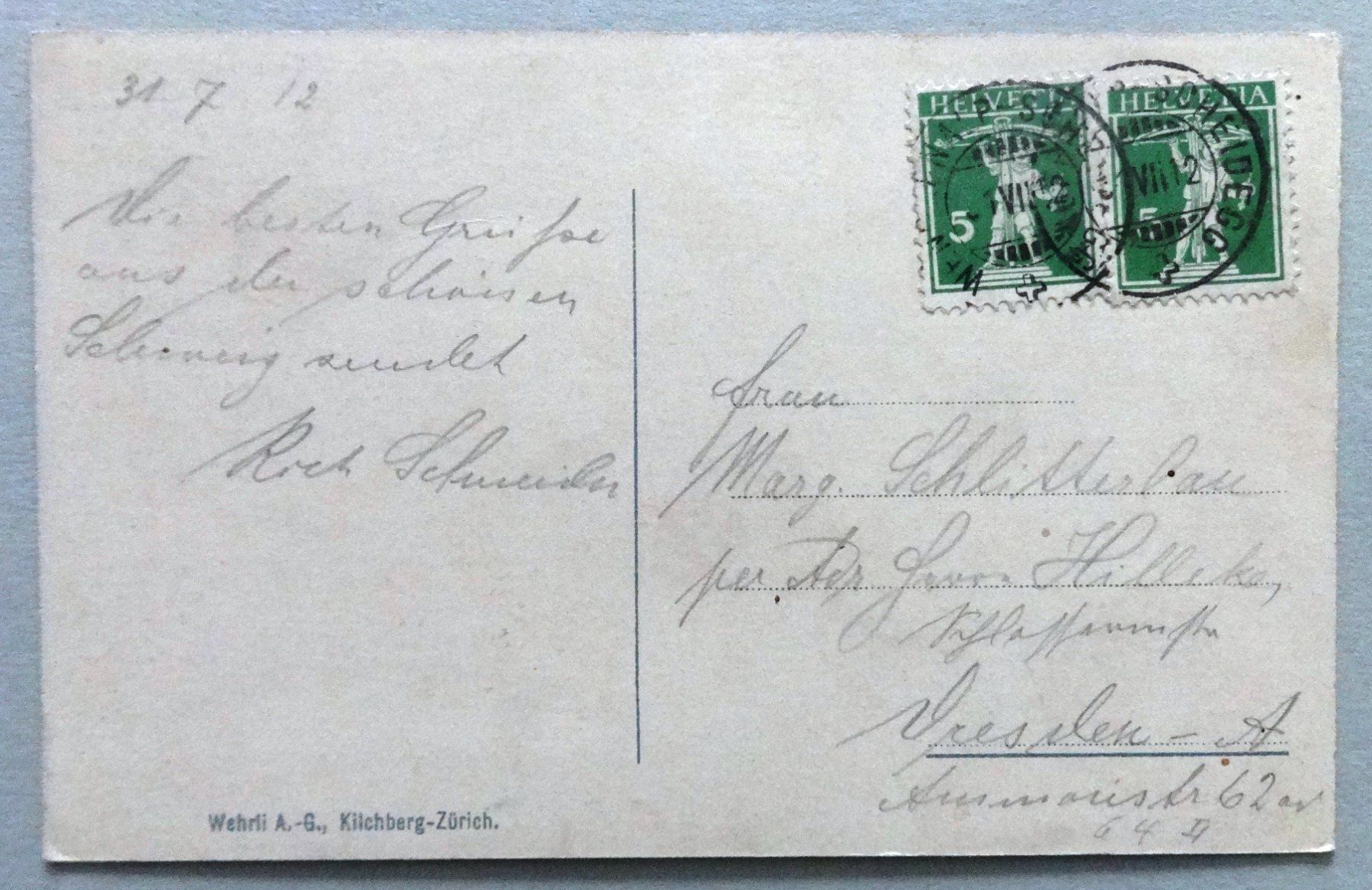 Cartes postales: Lauterbrunnen und Staubbach – D'occasion à Fétigny par Billy2miny 1