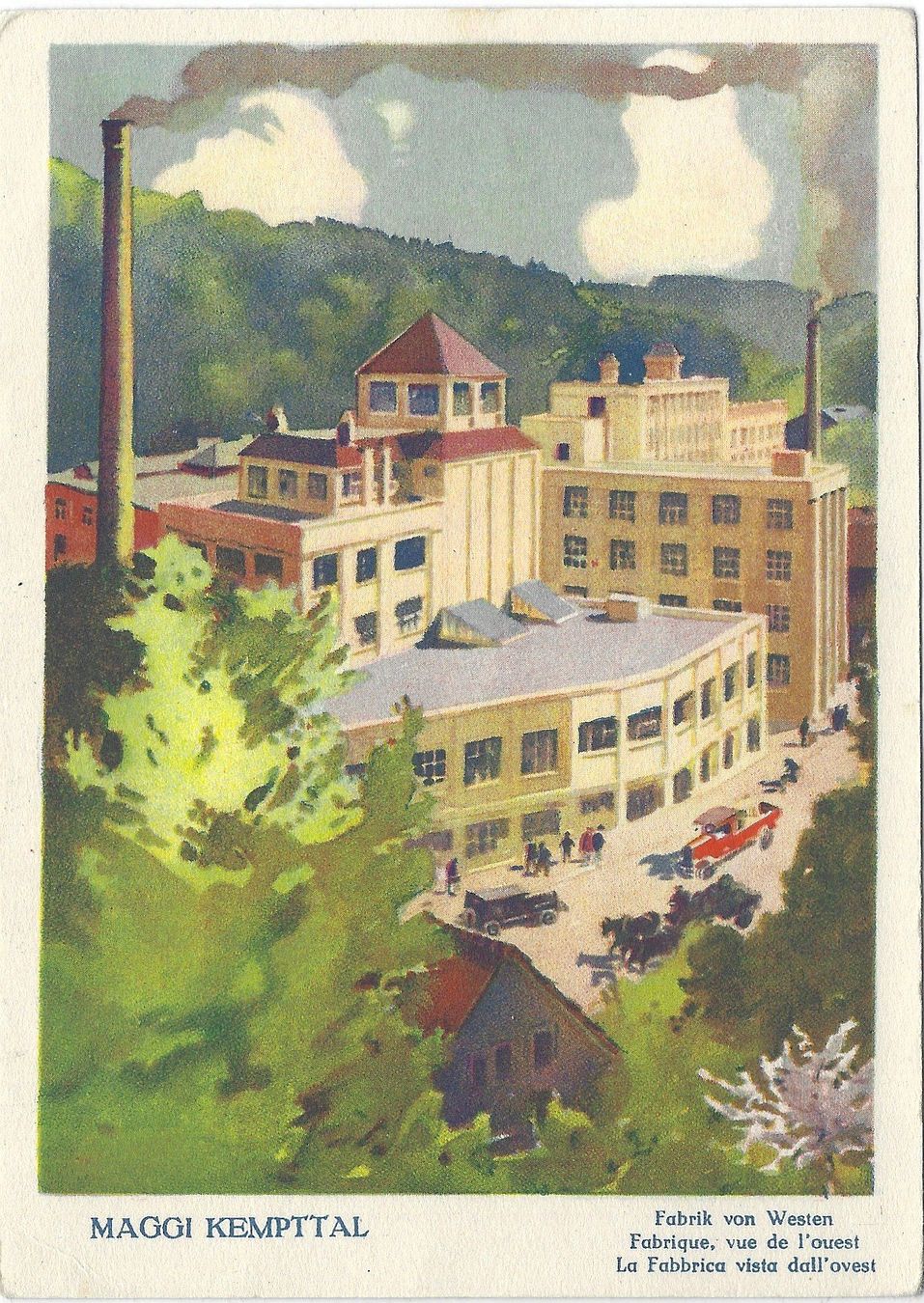Cartes postales: MAGGI  KEMPTTAL   -   Fabrik  von  Westen – D'occasion à Bütschwil par Jackson1A