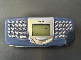 Nokia 5510 Mobiltelefon blau QWERTZ Tastatur für Sammler