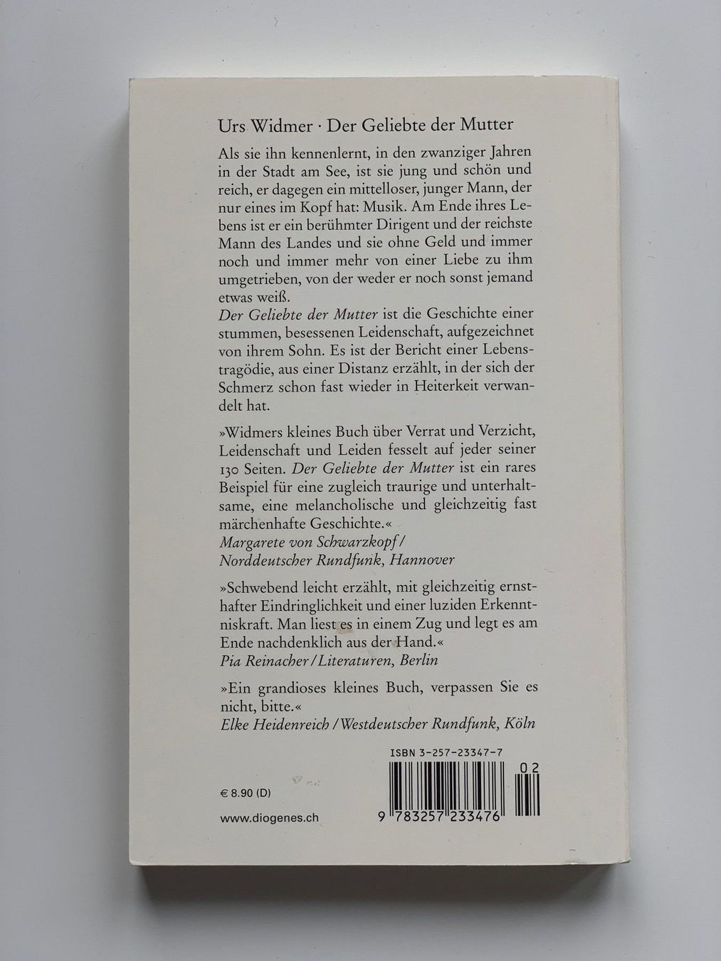 Libri: Urs Widmer: Der Geliebte der Mutter – Nuovo (secondo la descrizione) da Regensdorf venduto da TedK 1