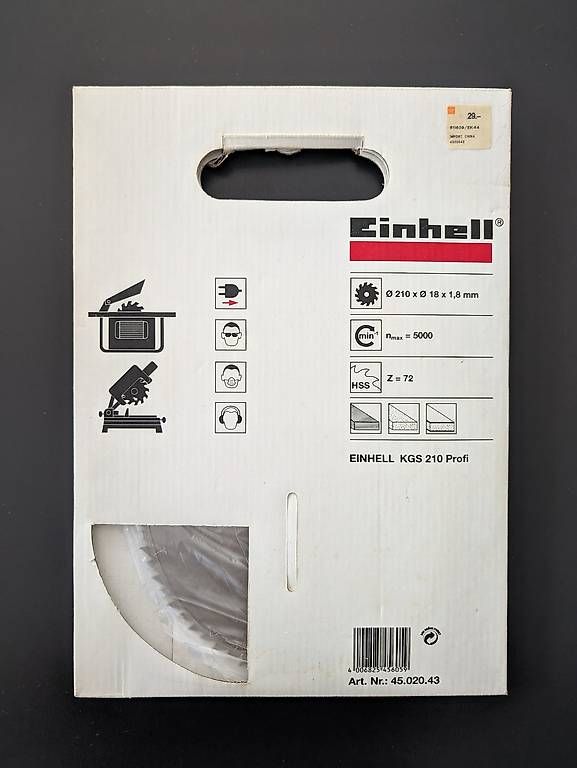 Seghe: Sägeblatt Einhell KGS 210 Profi – Usato da Gipf-Oberfrick venduto da fribeu