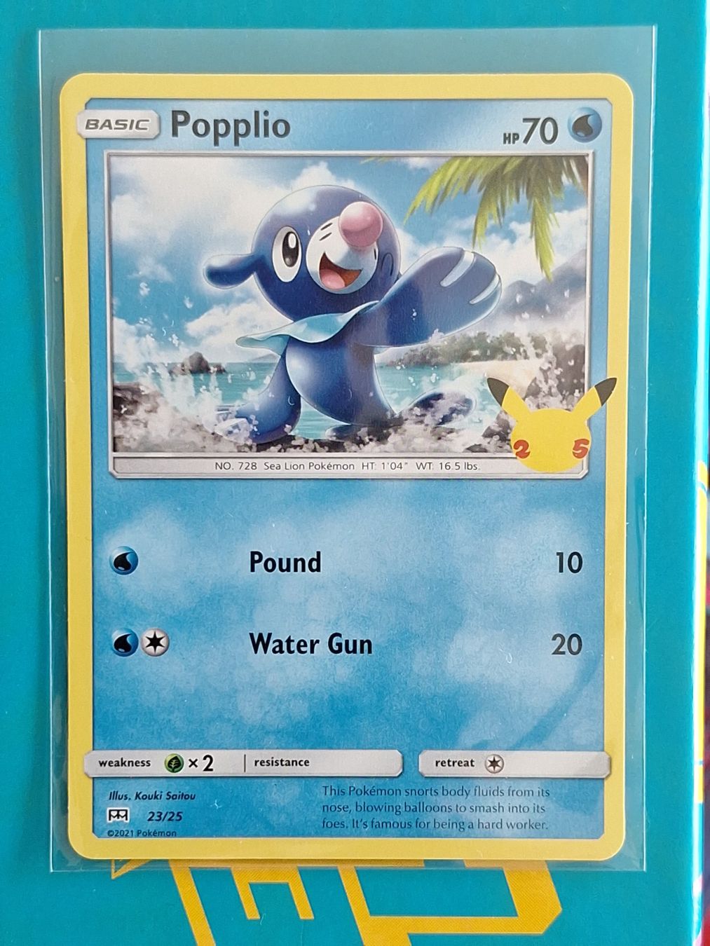 Pokémon Carte collezionabili: Popplio - Celebrations McDonalds Promo – Usato da Altstätten SG venduto da GGsGameshop