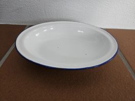 Emaille Schüssel oval
