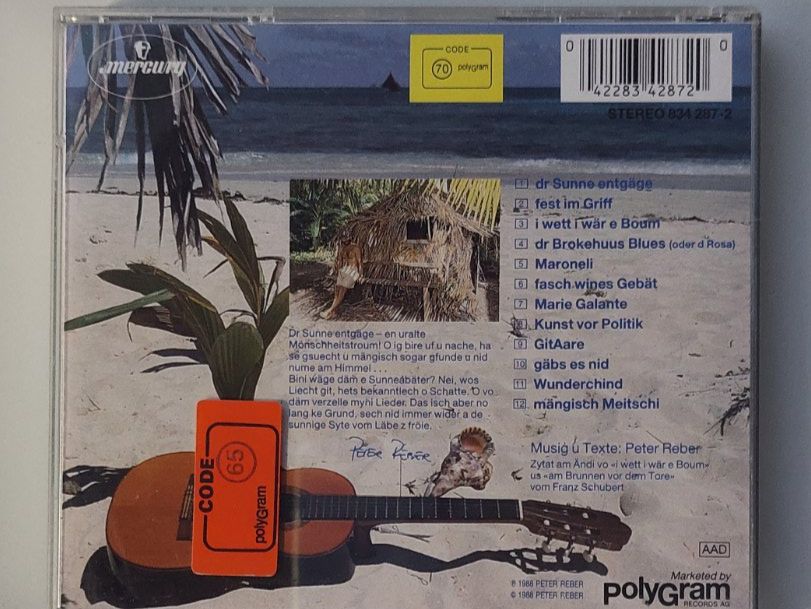 CD: CD Peter Reber "dr Sunne entgäge" – Usato da Wil SG venduto da ram_c5j2 1