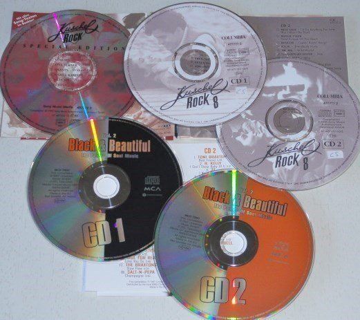CD: 2 double CD's + CD = 5CD's - Nilsson, Eagles, Enigma, R.E.M. – Usato da Unterbäch VS venduto da diquq 5