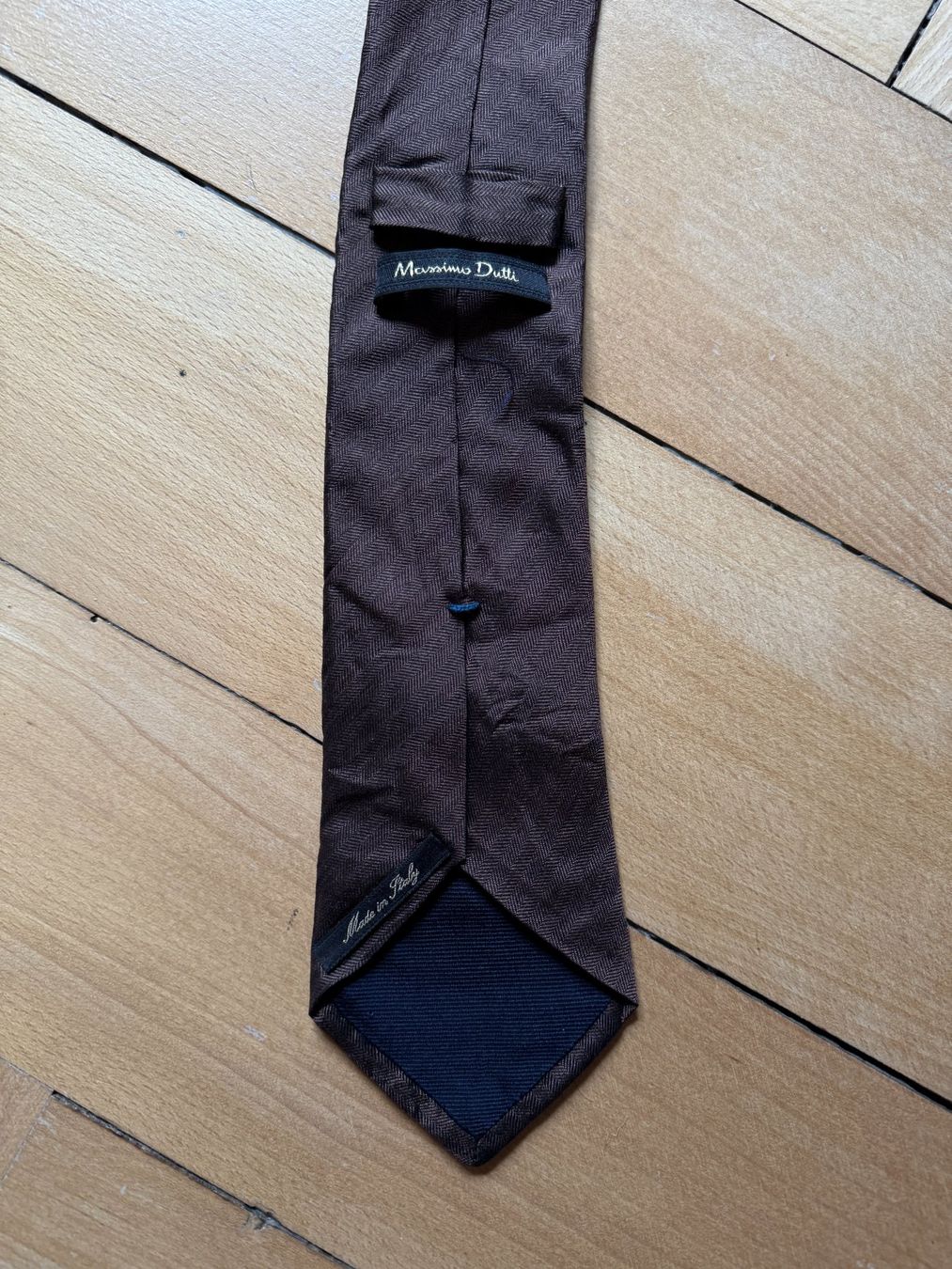 Massimo Dutti Krawatten: MASSIMO DUTTI - Seide Krawatte dunkelbraun – Gebraucht aus Zürich von Diazaio 2