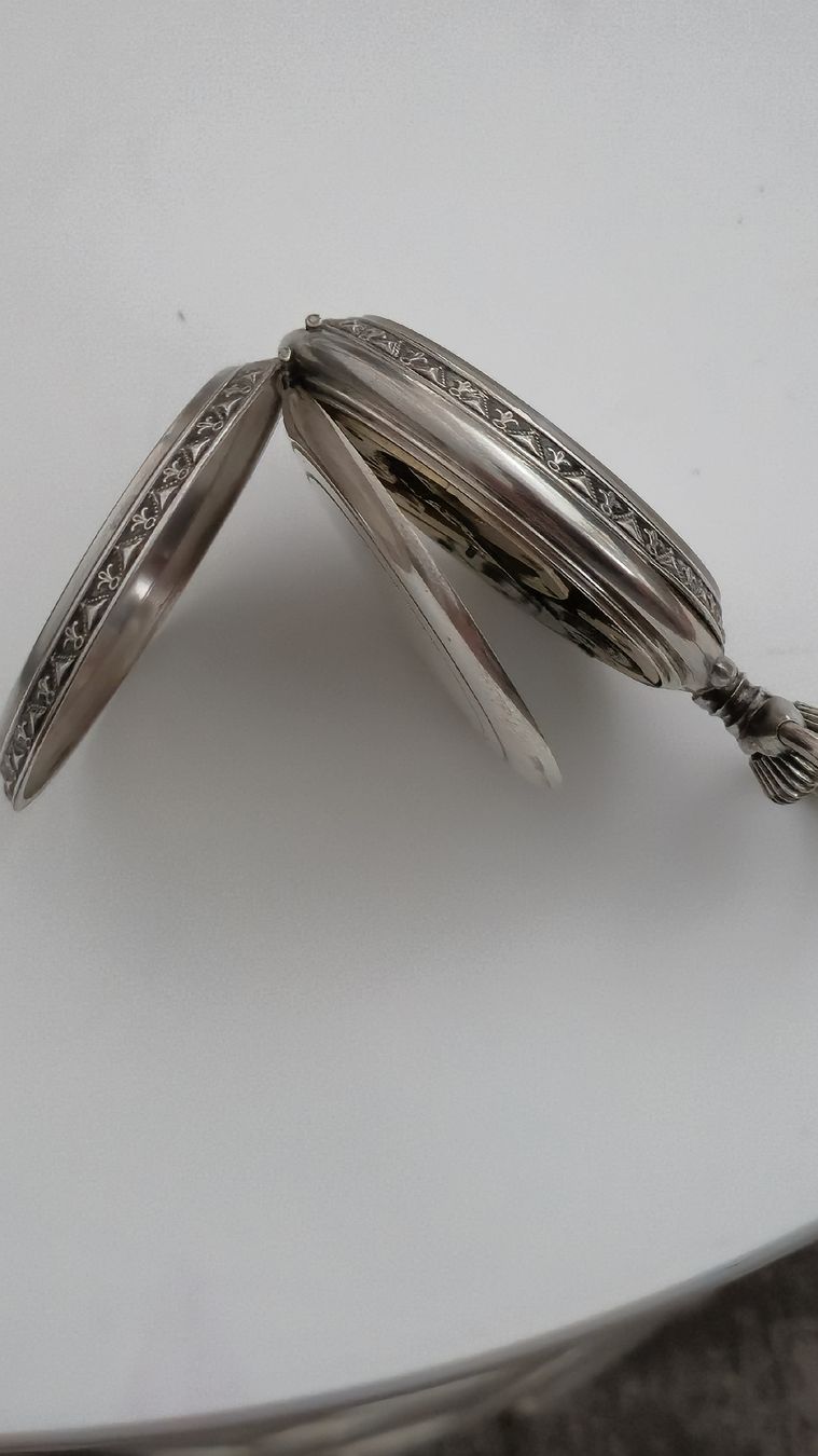Uhren: Grosse Silbertaschenuhr, 62 mm, Top Zustand – Gebraucht aus Marbach SG von Zippo1401 7