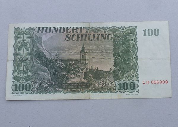 Billets de banque: Österreich ++ 100 Schilling 1954 – D'occasion à Walkringen par Casablanca777 1