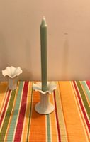 Vintage Kerzenhalter und Blumenvase aus Porzellan