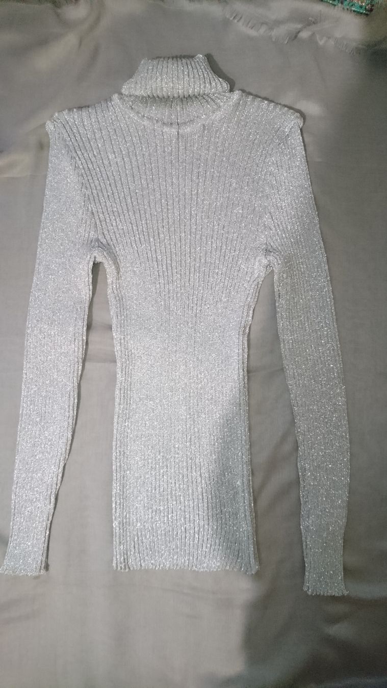 Top: Col roulé argenté – Usato da Châtelaine venduto da Gio54321 2