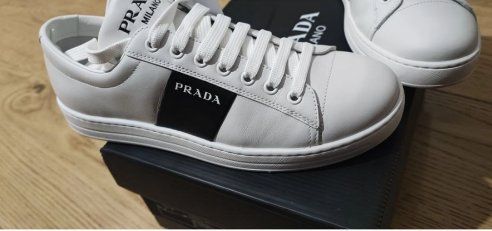 Prada Scarpe da donna: Neue Prada Damen Sneaker weiss Gr. 39 – Nuovo (secondo la descrizione) da Schindellegi venduto da Samy2015 1