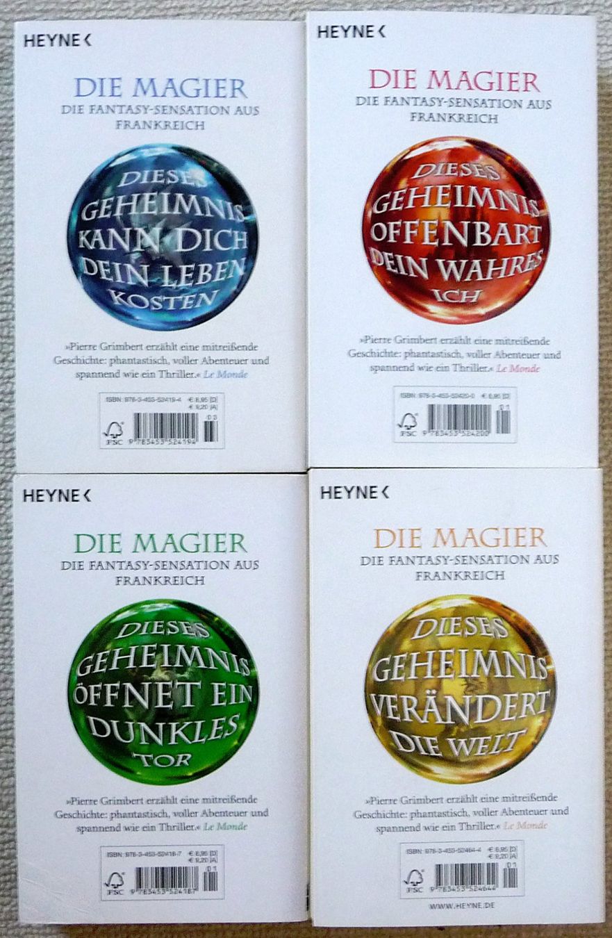 Libri: Pierre Grimbert Die Magier-Reihe – Usato da Aeugst am Albis venduto da wefro 1