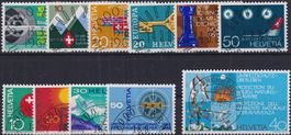 1967-1972, meist saubere Ersttags-Vollstempeln, ab 1.-