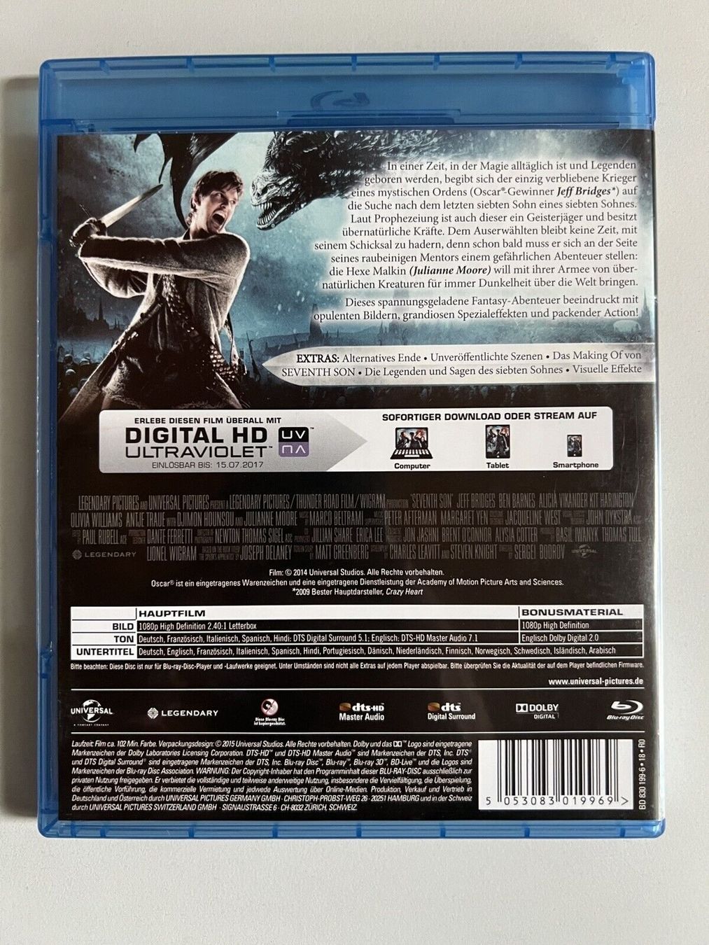 Alle DVDs: Blu Ray - Seventh Son - Jeff Bridges - Julianne Moore – Gebraucht aus Biberstein von Lou13lou 2
