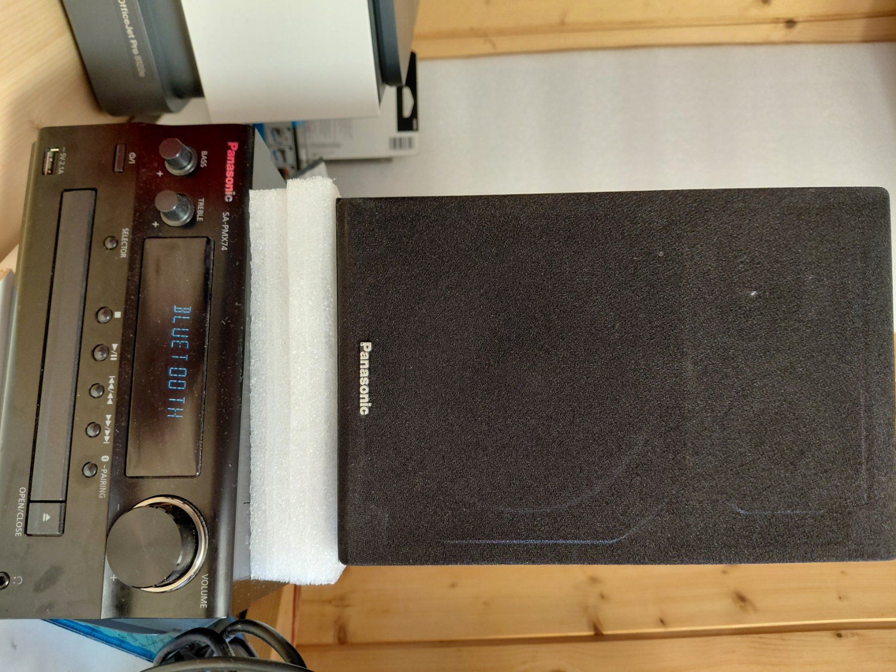 Panasonic Lettore multimediale & Streamer: Panasonic SA-PMX74 Mini-Anlage mit Bluetooth, guter Zustand – Usato da Wattwil venduto da rot_s7jy 2