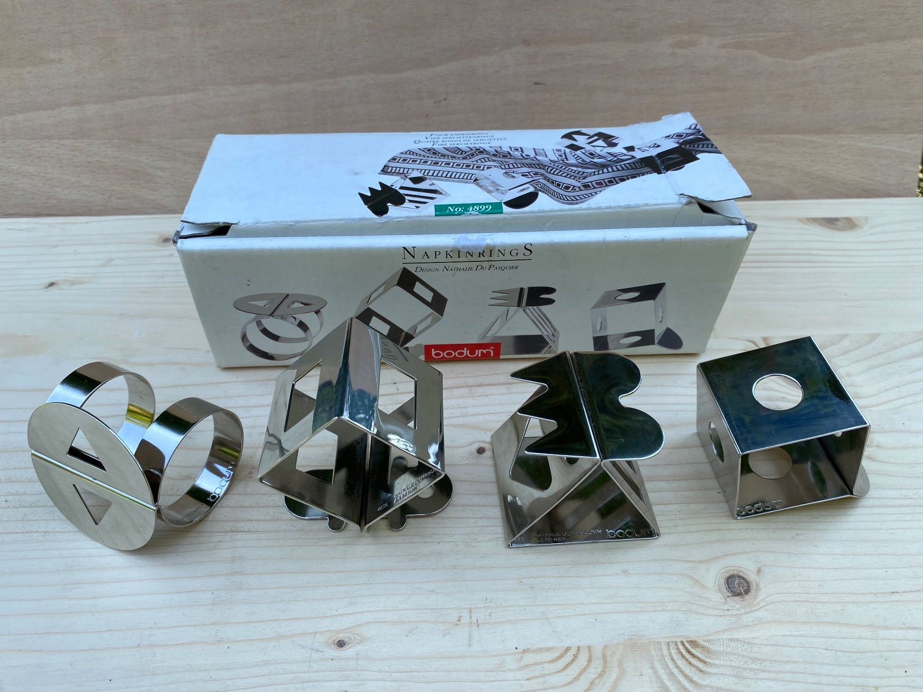Bodum Sonstige Dekorationen & Accessoires: 4 schöne Vintage Bodum Serviettenringe – Gebraucht aus Feldbach von Olive1 3