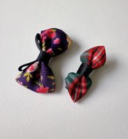 Neuwertig! 2 x Haarspange / Haarclips mit Schleife