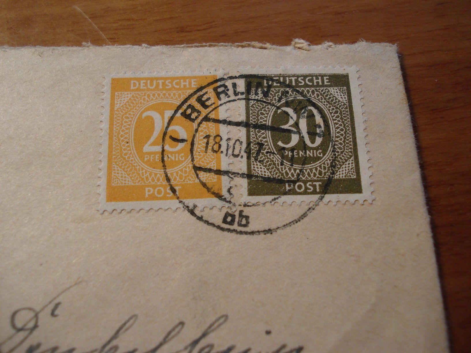Tutti i francobolli: Brief 1947, Deutsche Post, o Berlin – Usato da Niederwil AG venduto da morostahu 1