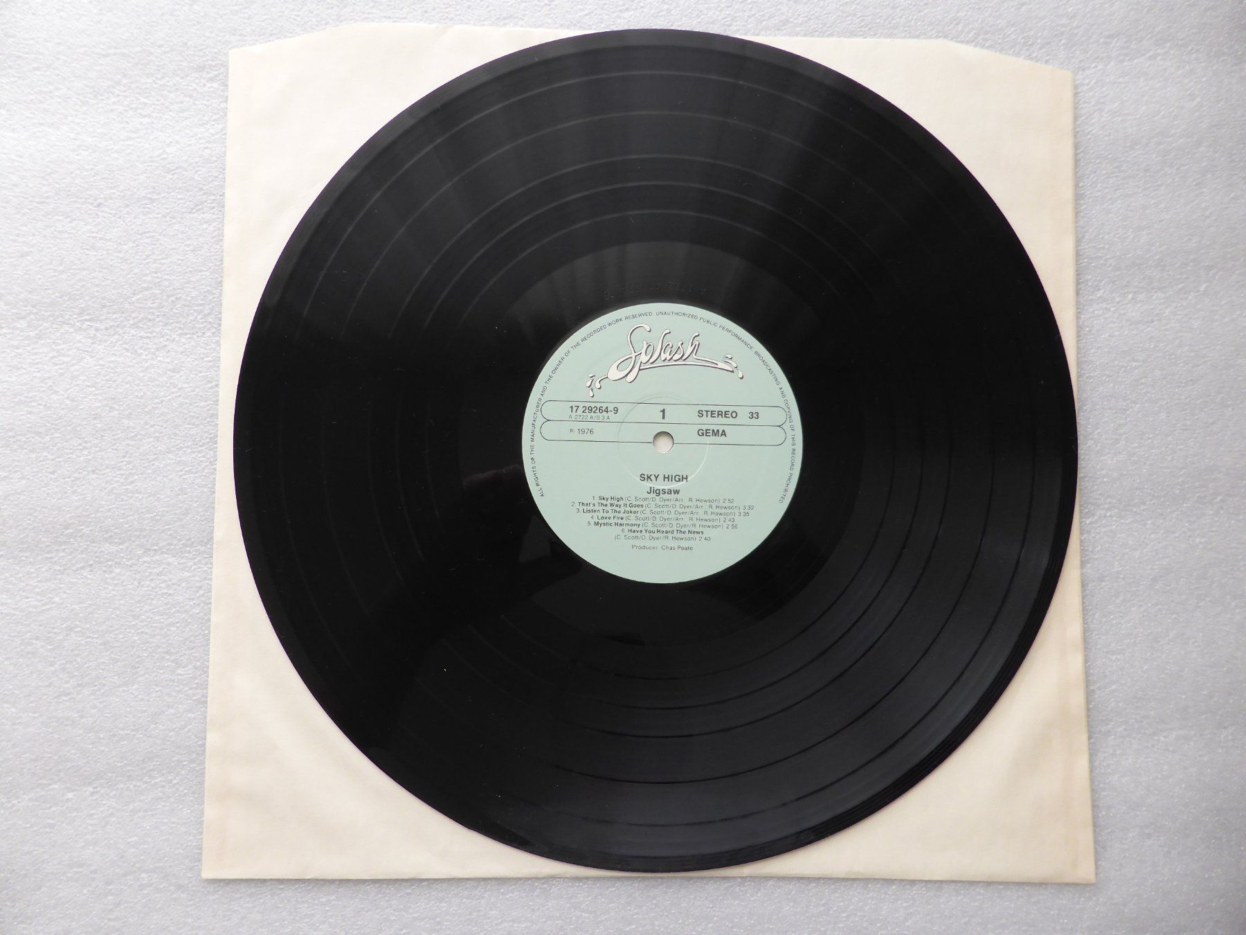 Dischi in vinile: VINYL  LP  JIGSAW – Usato da Küssnacht am Rigi venduto da Sunnestrahl 2
