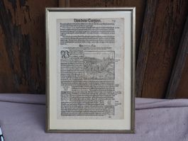 Blatt aus der Schweizer Chronik von Johannes Stumpf,