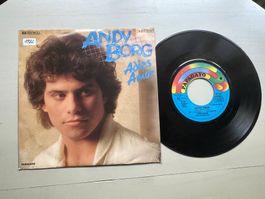 ANDY BORG tolle Single Adios Amor Kult Hit 80's Charts Top