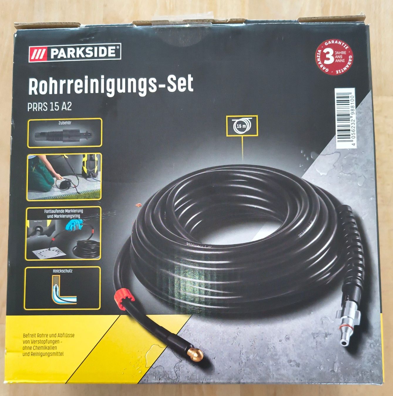 Parkside Idropulitrici ad alta pressione: Rohrreinigungs-Set – Nuovo (secondo la descrizione) da Jona venduto da odloreg