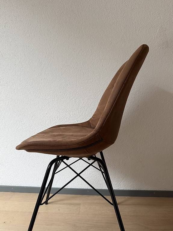Conforama Sedie: 6 Esstisch/Esszimmer Stühle braun Lederoptik – Usato da Dübendorf venduto da ser_twb8 1