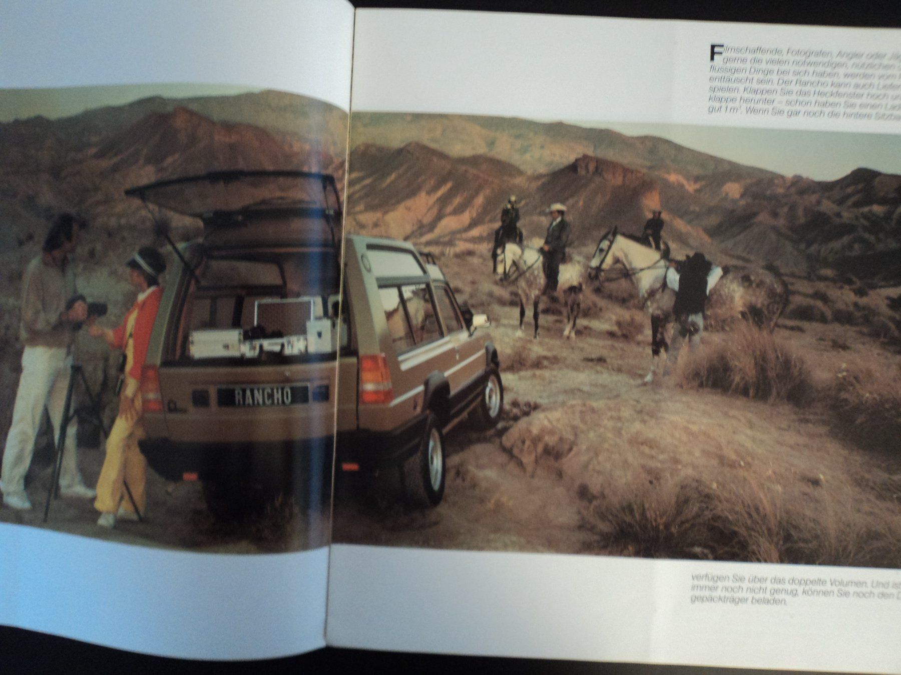 Talbot Documents: Prospekt Talbot Matra Rancho 1979 – D'occasion à Schwarzenburg par modelCARama 3