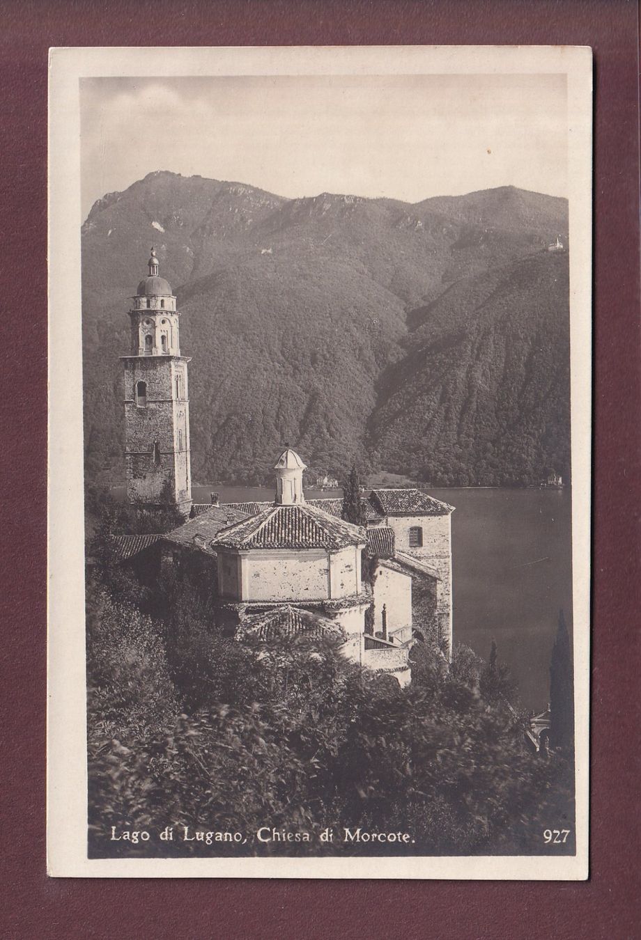 Cartes postales: Chiesa di MORCOTE – D'occasion à Pully par nicecards