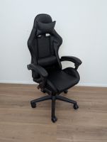 Schwarzer Gaming Stuhl
