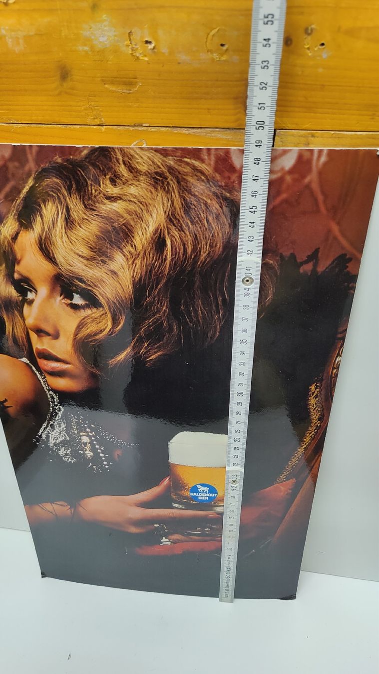 Poster & Bilder: Werbeplakat Karton Bier Fr.Halengut (L26) – Gebraucht aus Neuenhof von bro_9zsg 8