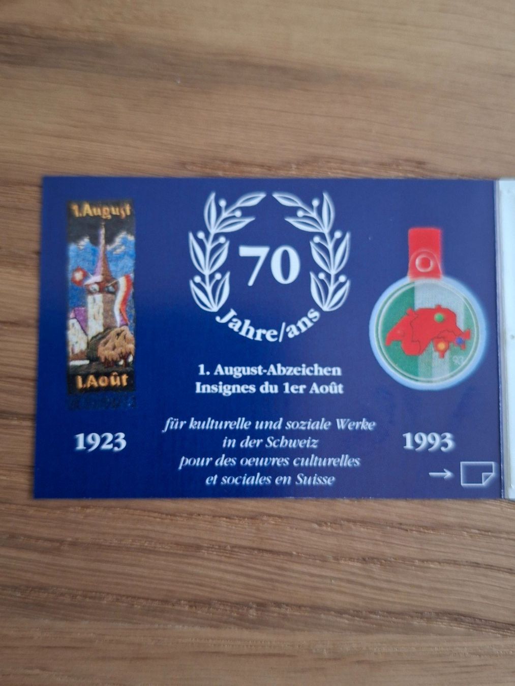 Tutti i francobolli: Markenheftchen: Pro Patria 1993 – Nuovo (secondo la descrizione) da Hinterkappelen venduto da 1399 1