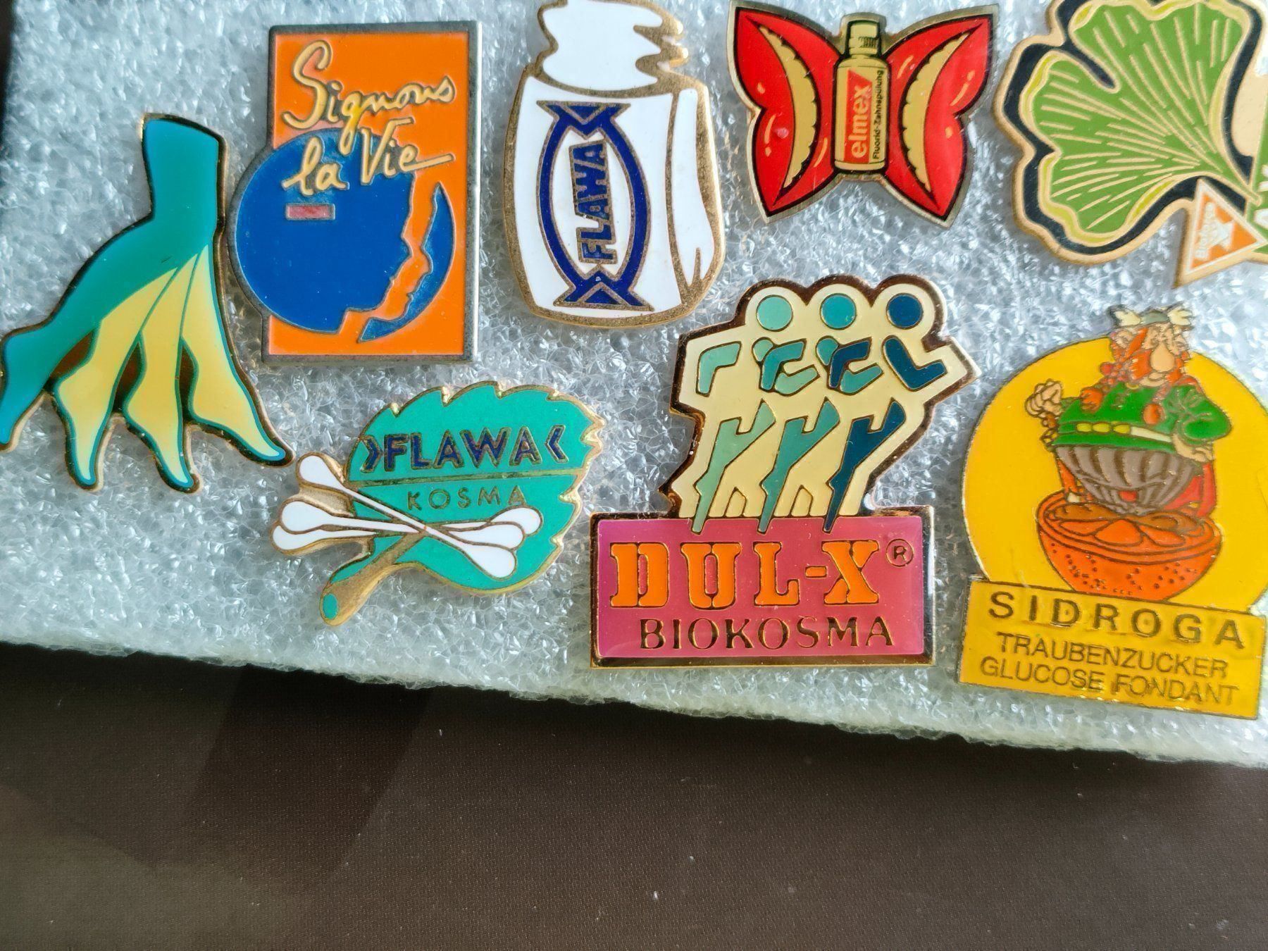 Placchette & Badge: Pin/Apotheke/Vogel/Dul-x/Sidroga/Elmex – Usato da Brugg AG venduto da Mashaba 6