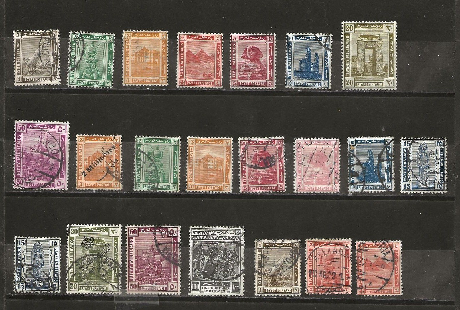 Tutti i francobolli: Egypte 1914 1921 1922 – Usato da Sion venduto da PierreP01