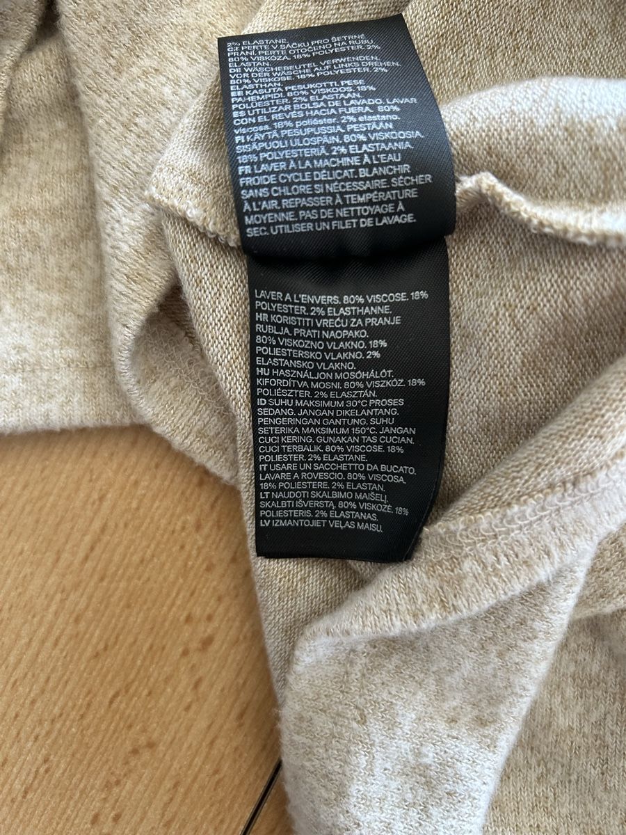 H&M Maglioni & Felpe: Pull H&M perles beige taille 4XL neuf – Nuovo (secondo la descrizione) da Vuisternens devant Romont venduto da cavalier84 5