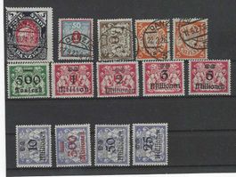 FREIE STADT DANZIG UM 1922/23 **/GEST.