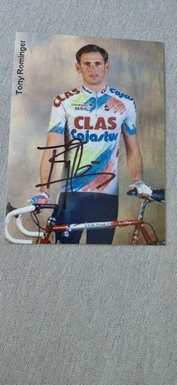 Autografi: Autogramm Tony Rominger – Usato da Schmerikon venduto da Olympia04