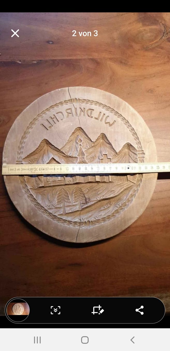 Teglie da forno: Bibermodel Wildkirchli Rund – Usato da Teufen AR venduto da Nepi2 1