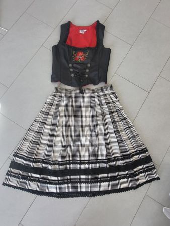 Dirndl Tracht gr. 40/42 Rock Seide
