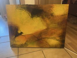 Originales Herbst-Gemälde, Unikat, Grösse 80x61cm