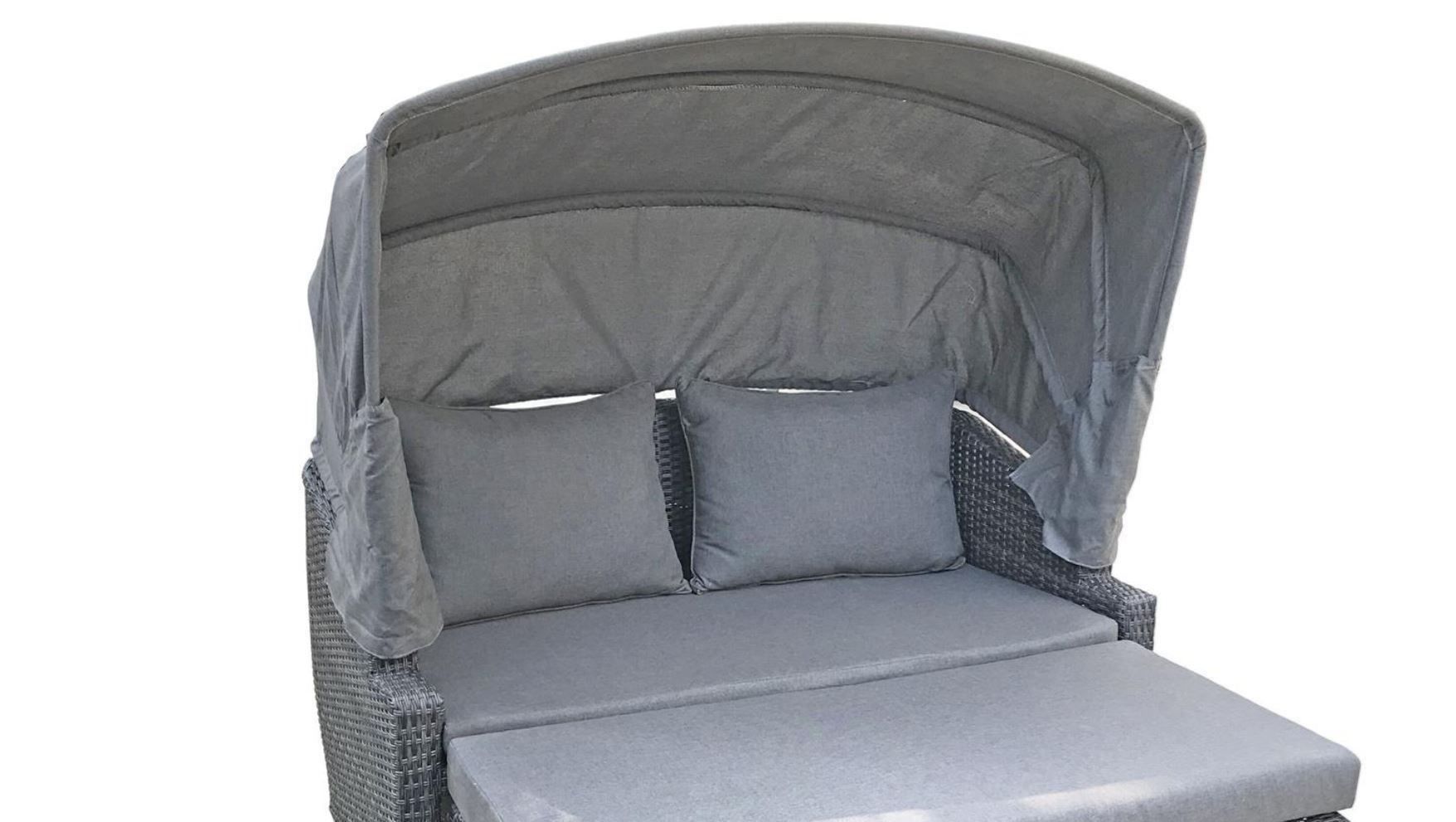 Gartenliegen & Strandkörbe: Garten Funktions Sofa mit Sonnendach – Neu und originalverpackt aus Kriens von Mikado-Geschenke 8
