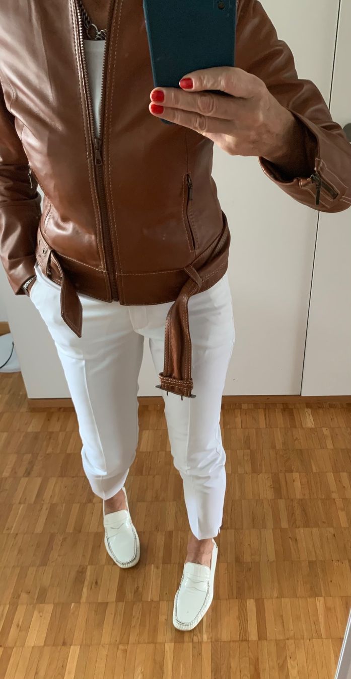 Giacche: Damen-Bikerjacke aus Leder – Nuovo (secondo la descrizione) da Adliswil venduto da Jessik0 1